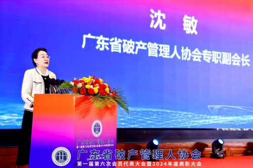 广东省破产管理人协会第一届第六次会员代表大会暨2024年度表彰大会成功召开(图4)