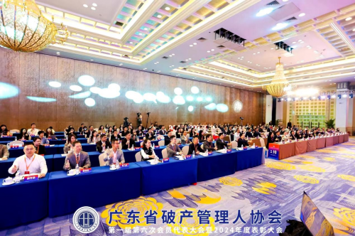 广东省破产管理人协会第一届第六次会员代表大会暨2024年度表彰大会成功召开(图10)